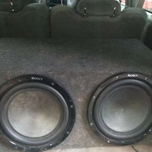 2 Sony 12s and pioneer 760w amp
